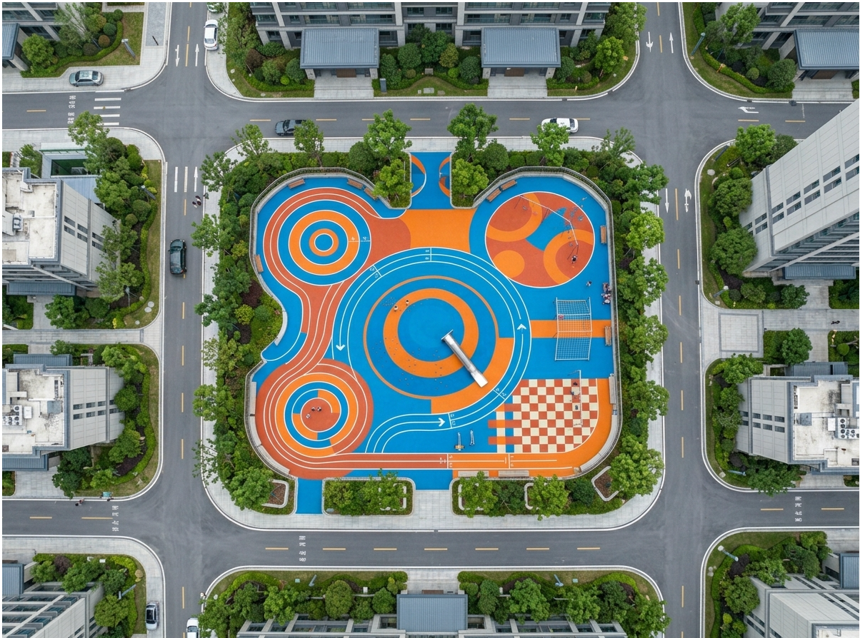 成都市全塑型塑胶跑道EPDM塑胶跑道 - 一站式服务